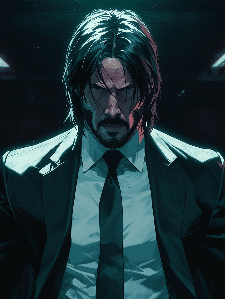 John Wick — Retro Anime 1