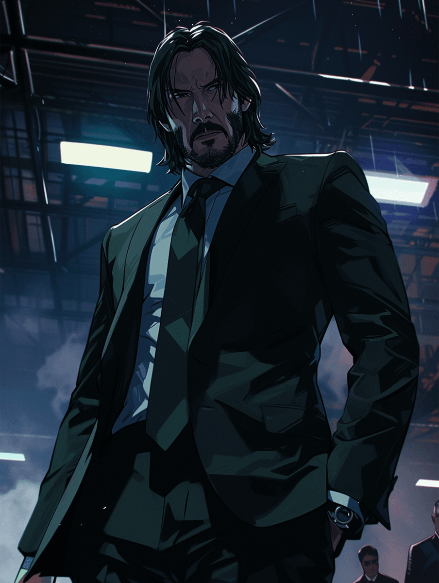 John Wick — Retro Anime 2
