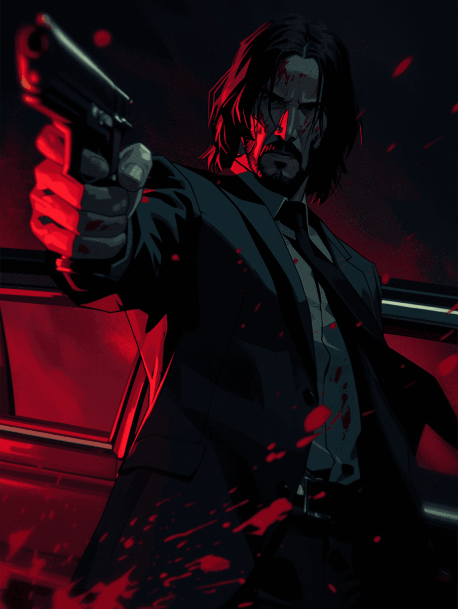 John Wick — Retro Anime 3