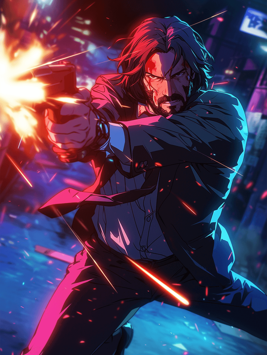John Wick — Retro Anime 4