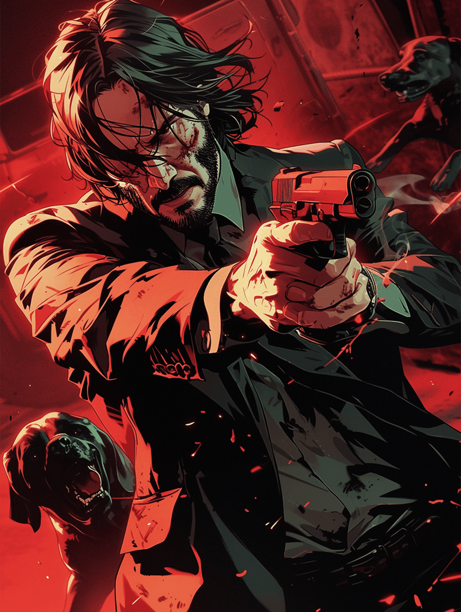John Wick — Retro Anime 5