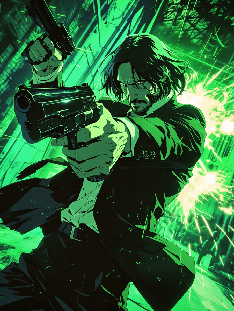 John Wick — Retro Anime 6