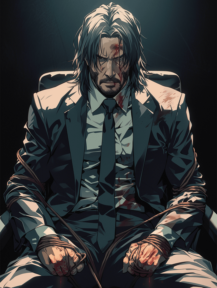 John Wick — Retro Anime 8